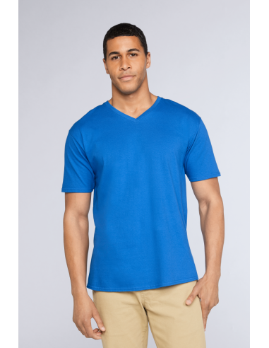 G-41V00-PREMIUM COTTON® ADULT V-NECK T-SHIRT